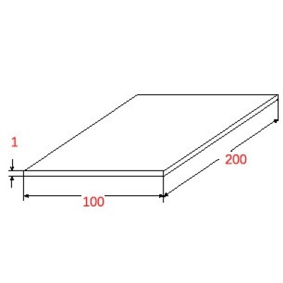 Φύλλο Λαμαρίνας Αλουμινίου 1000x2000x1mm λευκό στη μια όψη