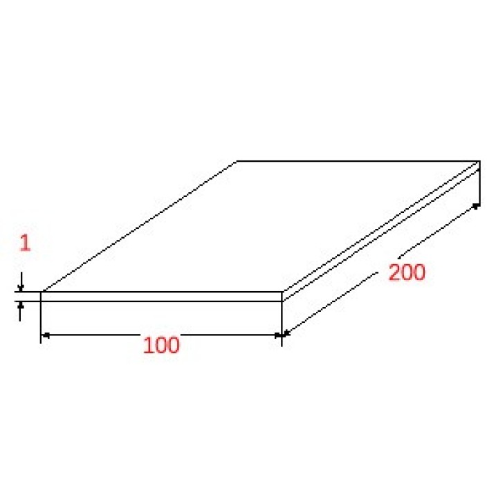 Φύλλο Λαμαρίνας Αλουμινίου 1000x2000x1mm λευκό στη μια όψη