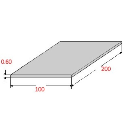Λαμαρίνα Σιδήρου Γαλβανιζέ 1000x2000x0.60mm