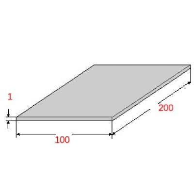Λαμαρίνα Σιδήρου Γαλβανιζέ 1000x2000x1mm