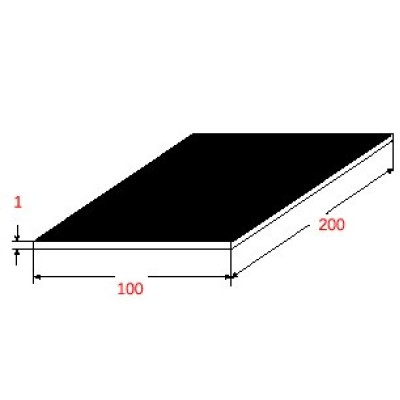 Λαμαρίνα Σιδήρου DCP Μαύρη 1000x2000x1mm