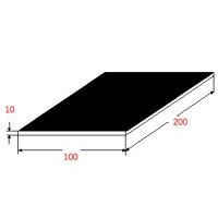 Λαμαρίνα Σιδήρου Μαύρη 1000x2000x10mm