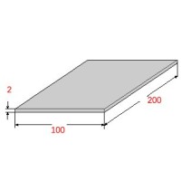 Λαμαρίνα Σιδήρου Γαλβανιζέ 1000x2000x2mm