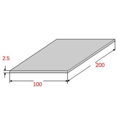 Λαμαρίνα Σιδήρου Γαλβανιζέ 1000x2000x2.5mm