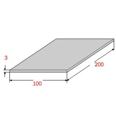 Λαμαρίνα Σιδήρου Γαλβανιζέ 1000x2000x3mm