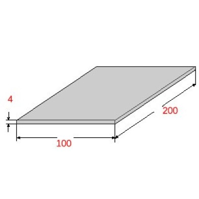 Λαμαρίνα Σιδήρου Γαλβανιζέ 1000x2000x4mm