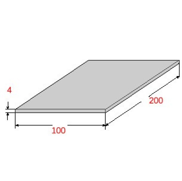 Λαμαρίνα Σιδήρου Γαλβανιζέ 1000x2000x4mm