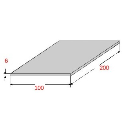 Λαμαρίνα Σιδήρου Γαλβανιζέ 1000x2000x6mm