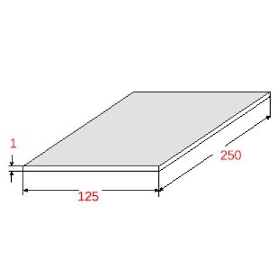 Λαμαρίνα Σιδήρου ανοξείδωτη Inox Mat 1250x2500x1mm