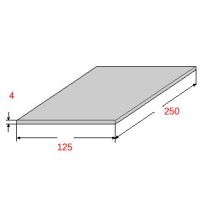 Λαμαρίνα Σιδήρου Γαλβανιζέ 1250x2500x4mm