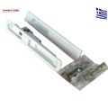 Prima χωνευτή συρόμενων για όλες τις χρήσεις Security Lock 105 λευκή