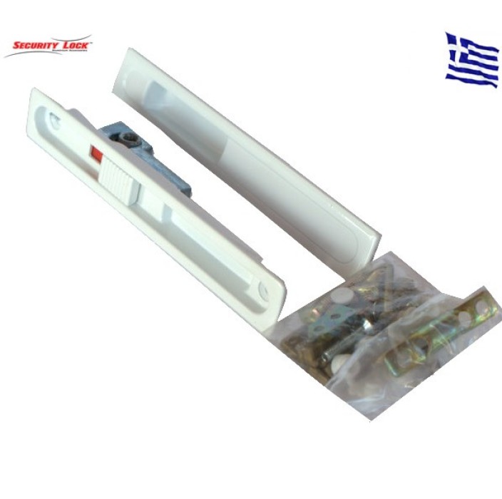 Prima χωνευτή συρόμενων για όλες τις χρήσεις Security Lock 105 λευκή
