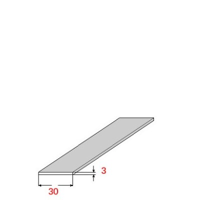 Λάμα 30x3mm Γαλβανιζέ 4m