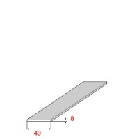 Λάμα 40x8mm Γαλβανιζέ 6m