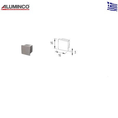 Τάπα για προφίλ F50-302 Aluminco 4444