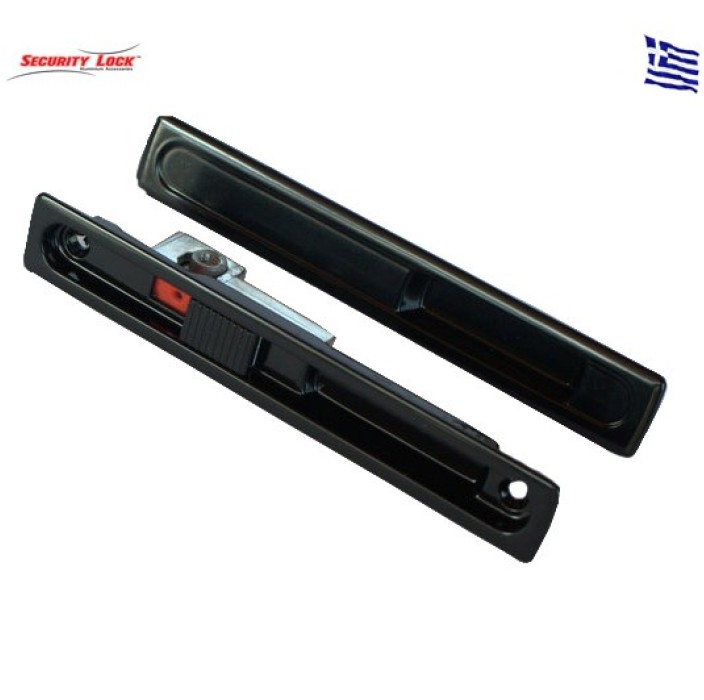 Prima χωνευτή συρόμενων για όλες τις χρήσεις Security Lock 105 μαύρη