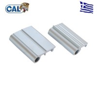 Μεντεσές αλουμινίου Cal για παλιά σειρά ΑΤ 219 χρώμα ασημί