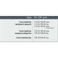 Κάσα M19653 σειράς Μ9660 Smartia Alumil 6m σε χρώμα λευκό 9016