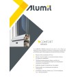 Κάσα M9320 σειράς Μ9400 Comfort Alumil 6m σε χρώμα λευκό 9016