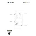 Φύλλο European Groove M9513 σειράς Μ9400 Comfort Alumil 6,5m σε χρώμα καφέ 8014