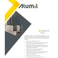 Φύλλο για απλό-συρόμενο/ανασυρόμενο μηχανισμό S560 σειράς S560 Smartia Alumil 6m σε χρώμα λευκό 9016