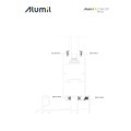 Γάντζος (άγκιστρο) M9203 σειράς Μ9200 Comfort Alumil 6m σε χρώμα λευκό 9016
