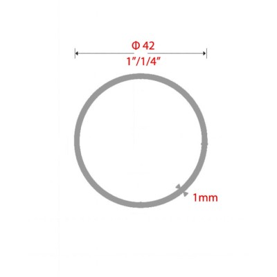 Σωλήνα Γαλβανιζέ  ΕΤ Φ42  1''/1/4'' 1,4mm 6m