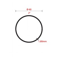 Σωλήνα Μαύρη Φ60 2'' 1.80mm 6m