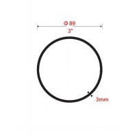 Σωλήνα Μαύρη Φ89 3'' 3mm 6m