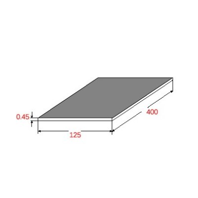 Λαμαρίνα Σιδήρου Βαμμένη Γκρί 7015 σαγρέ 1250x4000x0.45mm