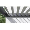 Προφίλ αλουμινίου Woodalux 32x60 με επικάλυψη συνθετικού ξύλου 6μ. σε χρώμα Teak JK31