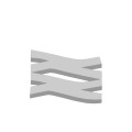Λαμαρίνα διακοσμητική Ντεπλουαγέ (X-PAND) XP101 Aluminco 2mm(τιμή ανά τετραγωνικό)