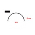 Κουπαστή Μαύρη Φ50 1.80mm 6m