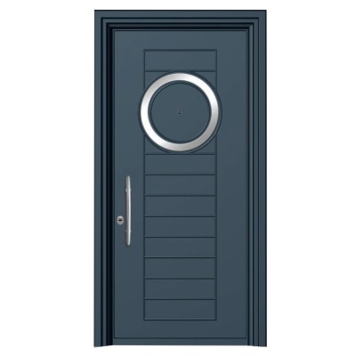 Θωρακισμένη πόρτα αλουμινίου inox Alfa SA 6010