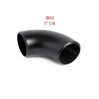 Καμπύλη οξυγόνου μαύρη Φ42 (1''/1/4)