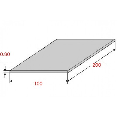 Λαμαρίνα Σιδήρου Γαλβανιζέ 1000x2000x0.80mm
