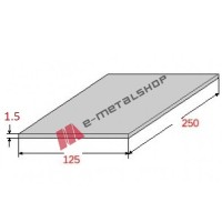Λαμαρίνα Σιδήρου Γαλβανιζέ 1250x2500x1.5mm
