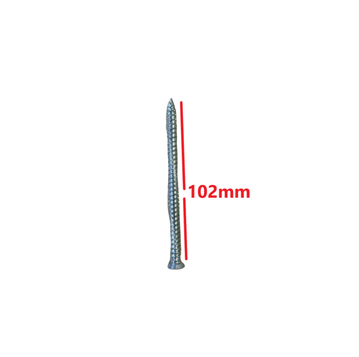 Τσιμεντόβιδα (βίδα μπετού) 7,5*102mm, γαλβανιζέ κανονικό κεφάλι