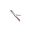 Τσιμεντόβιδα (βίδα μπετού) 7,5*102mm, γαλβανιζέ κανονικό κεφάλι