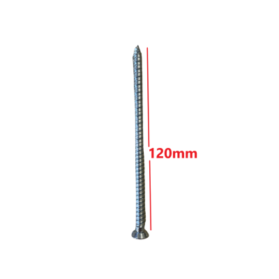 Τσιμεντόβιδα (βίδα μπετού) 7,5*120mm, γαλβανιζέ κανονικό κεφάλι