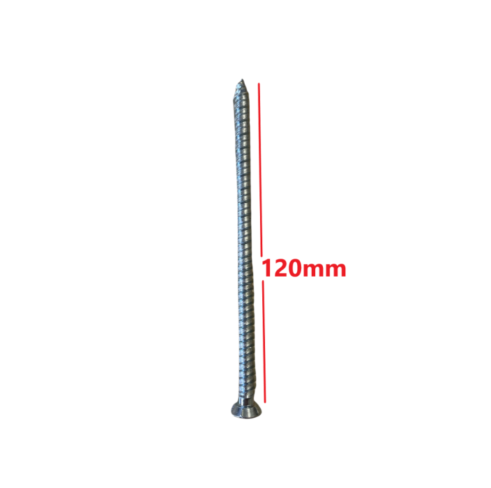 Τσιμεντόβιδα (βίδα μπετού) 7,5*120mm, γαλβανιζέ κανονικό κεφάλι