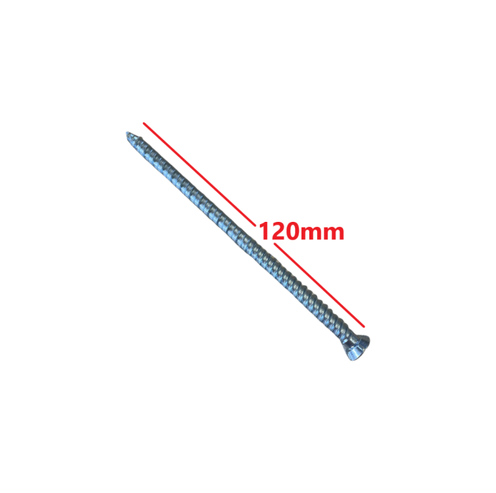 Τσιμεντόβιδα (βίδα μπετού) 7,5*120mm, γαλβανιζέ κανονικό κεφάλι