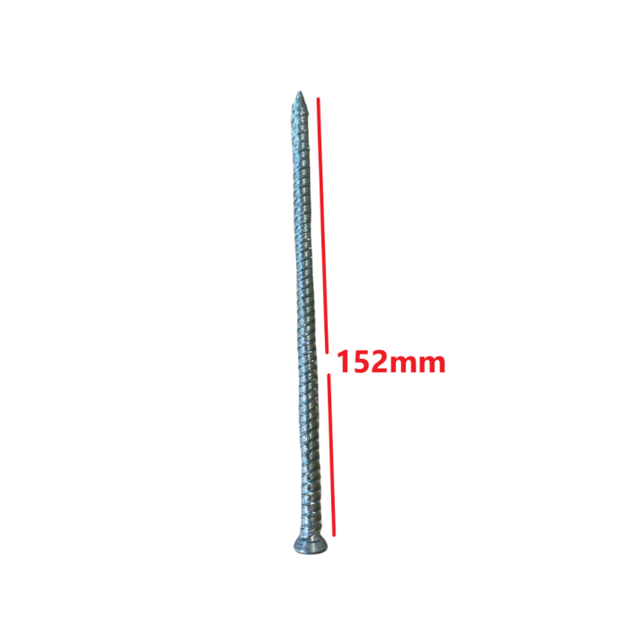 Τσιμεντόβιδα (βίδα μπετού) 7,5*152mm, γαλβανιζέ κανονικό κεφάλι