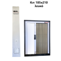 Κιτ Σίτας Plisse 185x210 χρώμα λευκό ΒΙΟΜΑΛ
