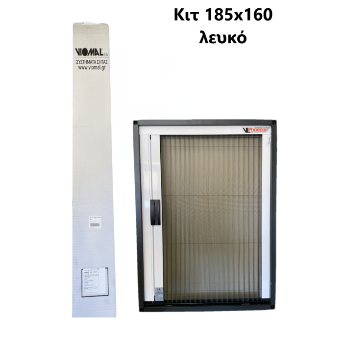Κιτ Σίτας Plisse 185x160 χρώμα λευκό ΒΙΟΜΑΛ