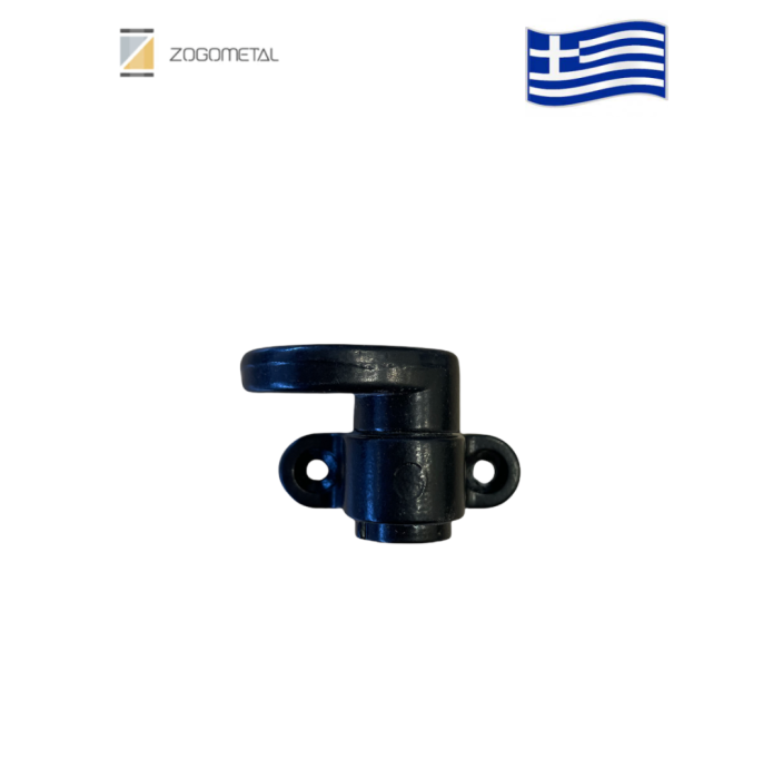 Καπελάκι (γαντζάκι) Στρογγυλό Μαύρο Βέργας Ράτζουλας Νο89 (σετ άνω κάτω) Ζωγομετάλ
