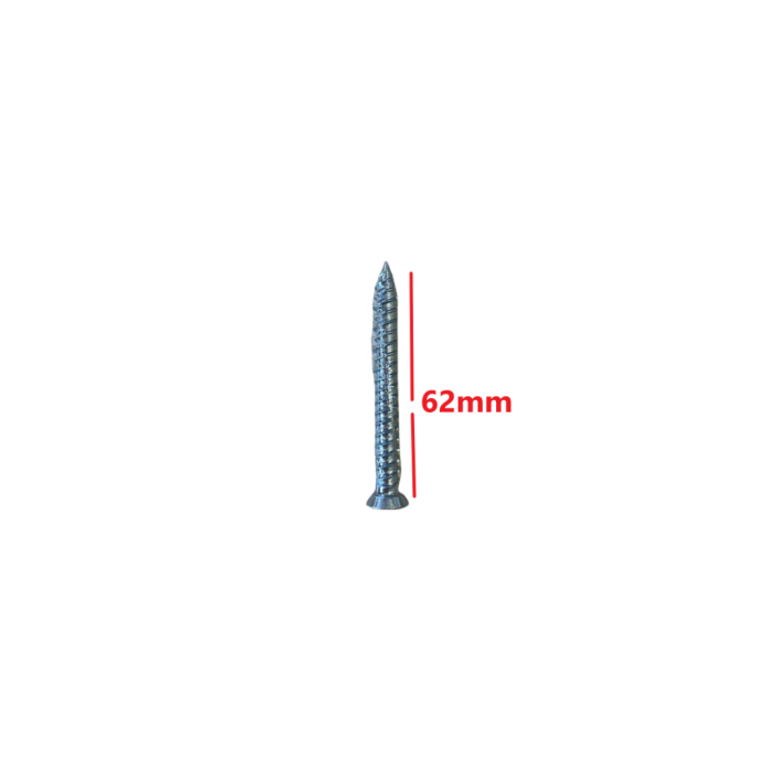 Τσιμεντόβιδα (βίδα μπετού) 7,5*62mm, γαλβανιζέ κανονικό κεφάλι