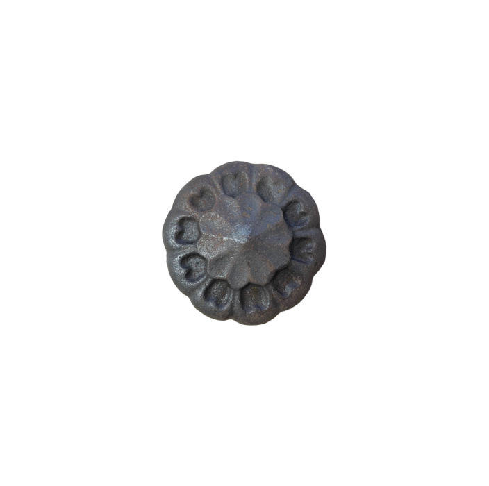 Διακοσμητική μαργαρίτα σιδήρου 70mm