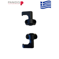 Καπελάκι (γαντζάκι) ίσιο μαύρο βέργας ράτζουλας (σετ άνω κάτω) Μακεδονικής