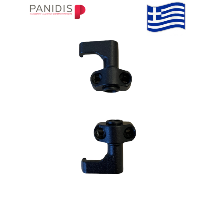 Καπελάκι (γαντζάκι) ίσιο μαύρο βέργας ράτζουλας (σετ άνω κάτω) Μακεδονικής